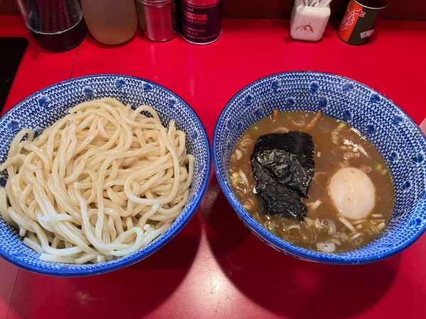 「つけ麺　味付玉子」@自家製中華そば 勢得の写真