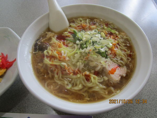 「酸辣湯麵・半チャーハンSet 850円」@千力の写真