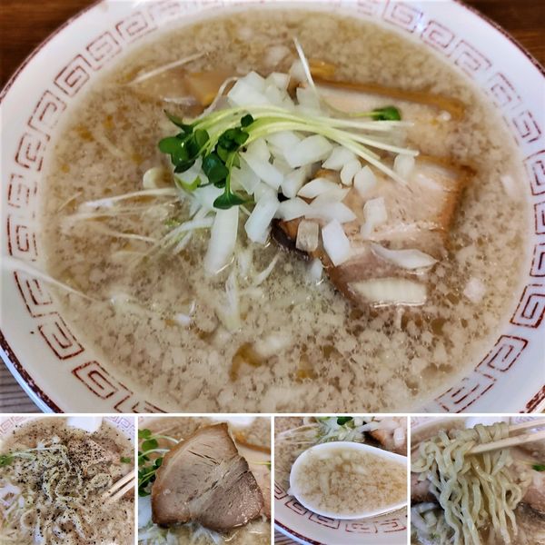 「ニンニク香る塩ラーメン(限定)  800円」@喜多方食堂 浅草本店の写真