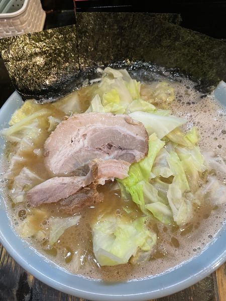 「キャベツラーメン」@らーめんありがた家の写真