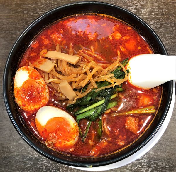 「旨辛麺 4辛」@来来亭 吉川店の写真