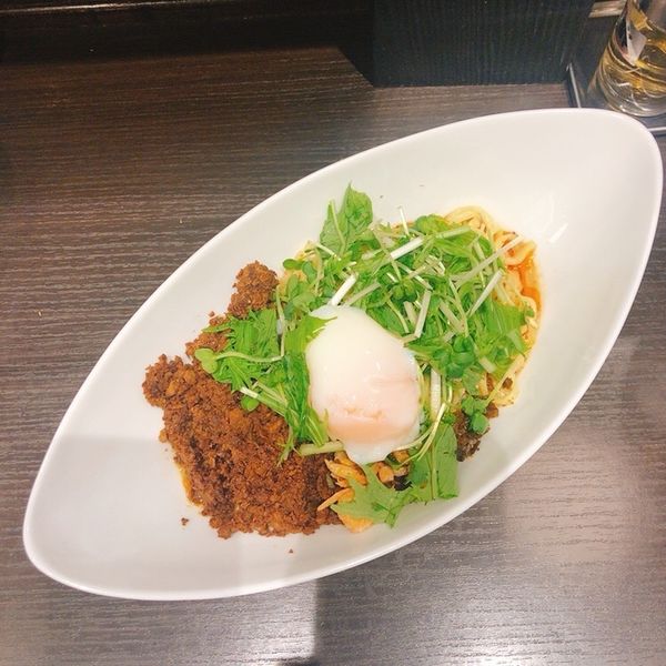 「つゆ無し担担麺」@四川担担麺 阿吽 キッテグランシェ店の写真