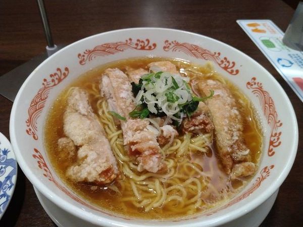 「大判から揚げラーメン」@バーミヤン 京都新堀川店の写真
