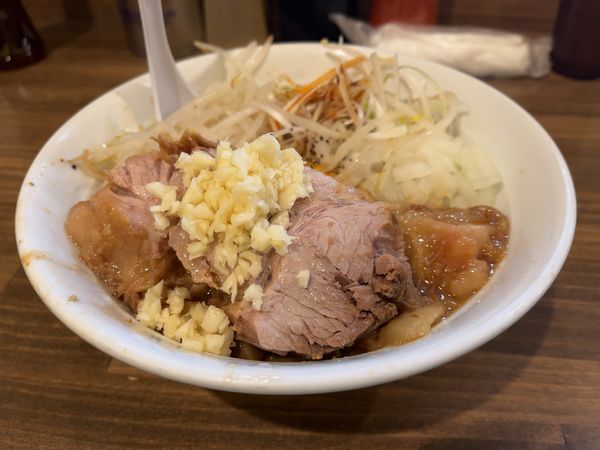 「汁なし小」@男気らーめん アカギの写真