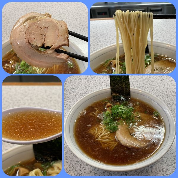 「正油ラーメン¥850+麺大盛¥150→¥0（クーポン）」@自家製麺 らーめん くぼ田の写真