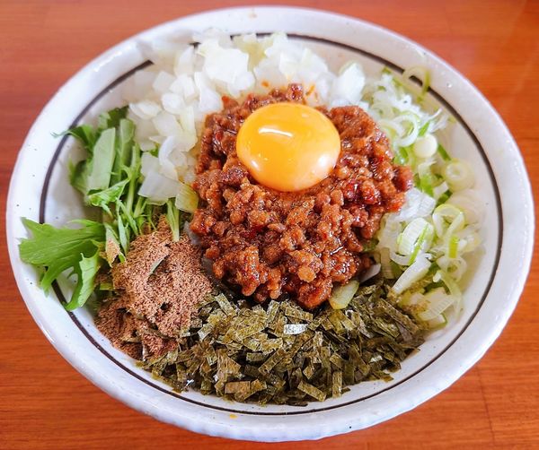 「カレー台湾まぜそば」@麺屋やまひで 美濃加茂店の写真