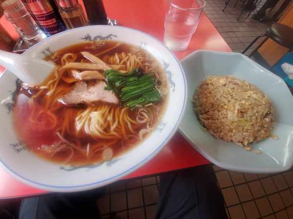 「半チャンラーメン８６０円」@中華そば 成光の写真