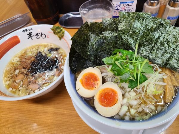 「烏賊煮干しつけそば」@中華そば 半ざわの写真