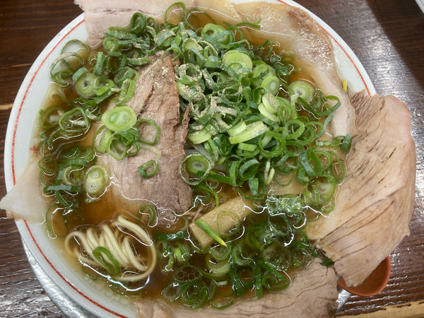 「Bラーメン+半チャーハンセット¥940+瓶ビール¥500」@神戸ラーメン 第一旭 三宮本店の写真