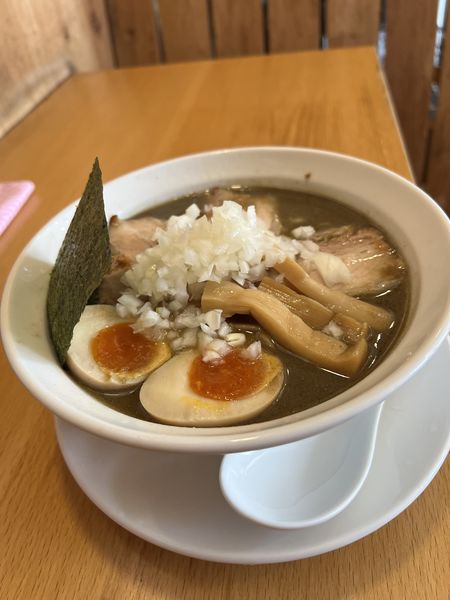 「○特煮干しそば」@煮干そば とみ田の写真