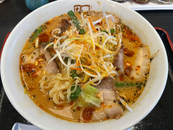 「【季節限定】焦がしごまみそラーメン920→870円」@喜多方ラーメン 坂内 水戸東店の写真