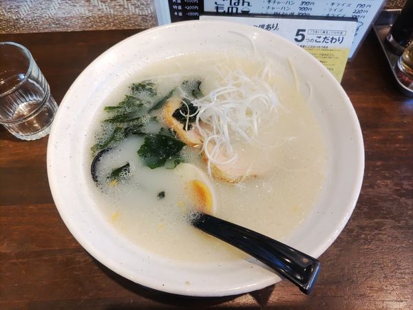 「白ラーメン+半チャーハン」@コイキヤホンポの写真