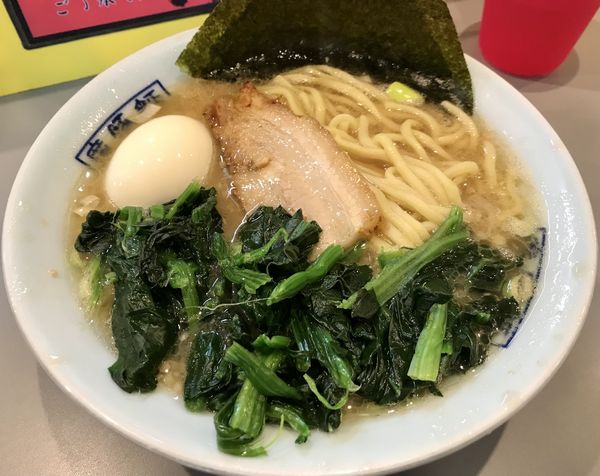 「広豚麺￥700＋ほうれんそう￥100＋ゆでたまご￥50」@広豚麺 改の写真