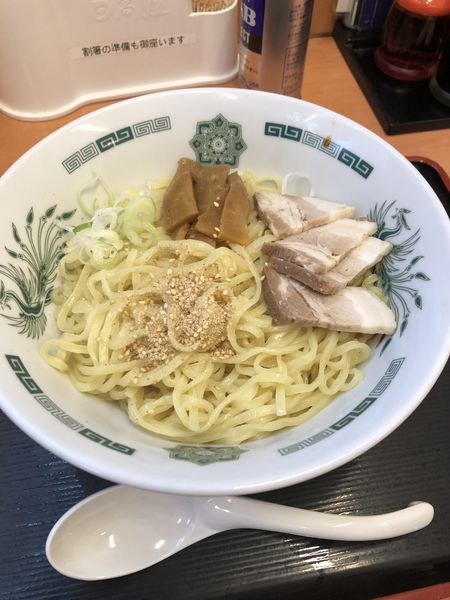 「汁なしラーメン（大盛り）」@日高屋 押上四ツ目通店の写真