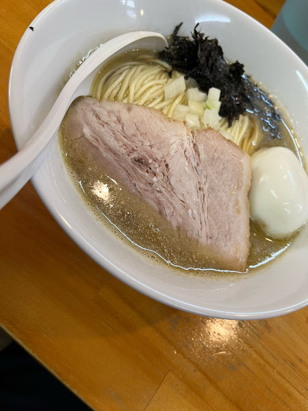 「白醤油　味玉　和え玉」@煮干中華ソバ イチカワの写真