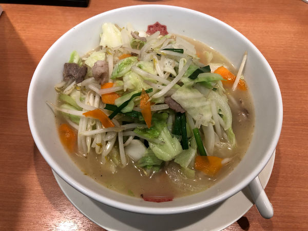 「野菜たっぷりタンメン」@日高屋 西新宿1丁目店の写真