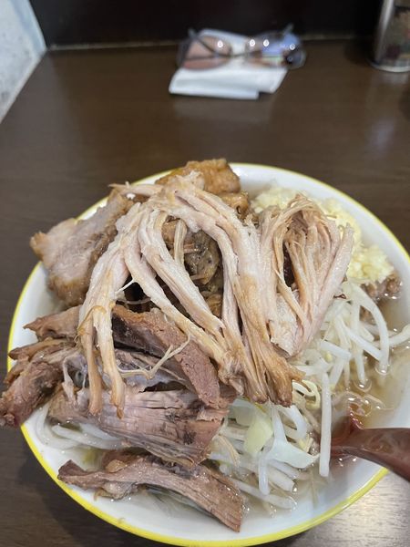 「ラーメン並＋豚1枚」@ラーメン イエロー 御徒町店の写真