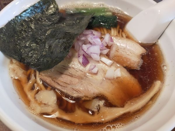 「煮干しらーめん黒」@麺処 宥乃の写真