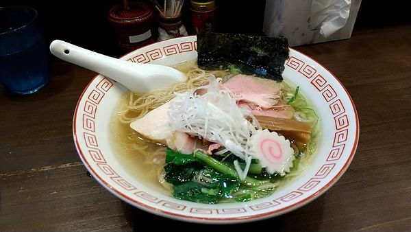 「中華そば 塩（鶏）    （８００円）」@麺屋 誠栄の写真