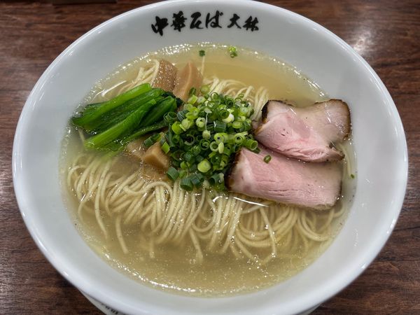「本日の限定麺「蛤と鶏そば」塩味」@鴨と鶏 中華そば 大林の写真