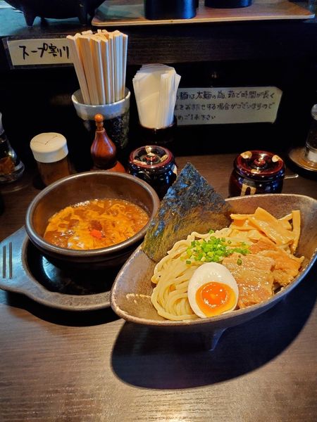 「濃厚つけめん@900」@つけめん まぜそば 麺喰の写真