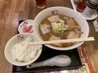 「喜多方ラーメン味噌味 特価¥690」@喜多方ラーメン坂内 新宿西口思い出横丁店の写真
