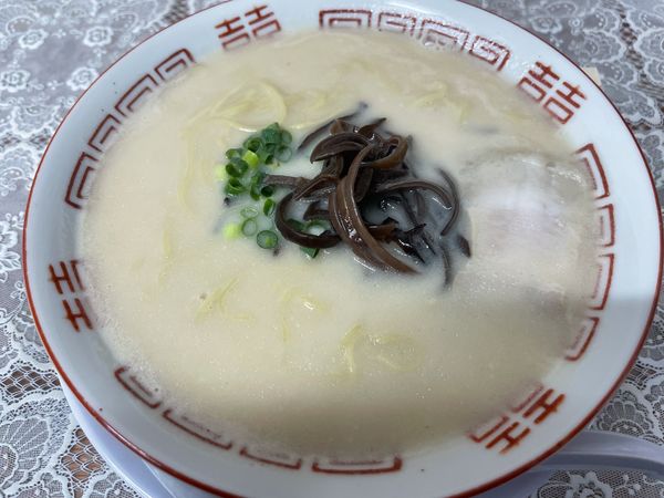 「ラーメン(800円)カレー味替え玉(250円)」@博多元気一杯‼︎の写真