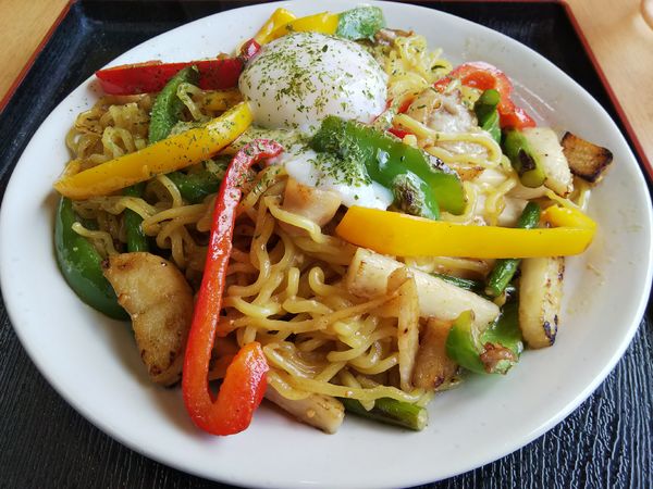 「長野ヤキメン　（大盛り）　※焼きそばでは無い」@やじろべえの写真
