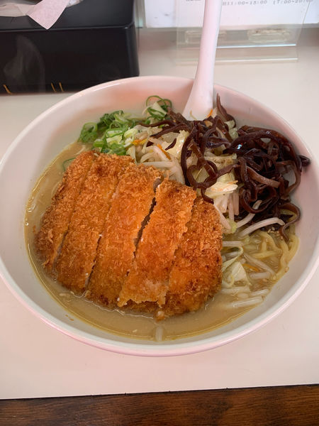 「味噌カツラーメン」@味良の写真