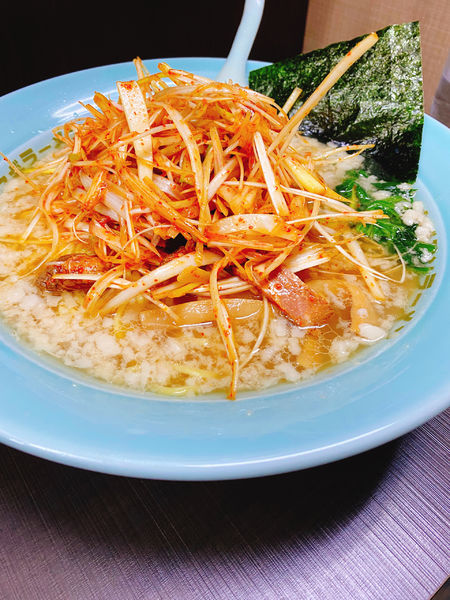「ネギラーメン　ネギトッピング」@ラーメンショップ椿 ひたちなか店の写真