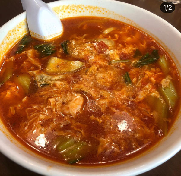 「酸辣トマトラーメン」@馬鹿旨の写真