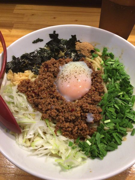 「台湾まぜそば　800円」@中華蕎麦 つけ麺 五味五香の写真