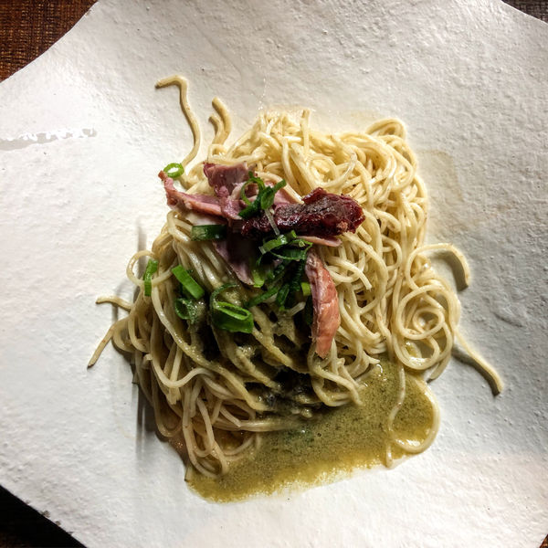 「限定替玉牡蠣のソース400円」@芛堂寺の写真