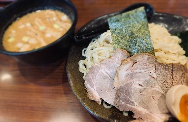 「味噌ダレつけめん（400ｇ￥880）」@北海道らーめん ひむろ 浅草店の写真
