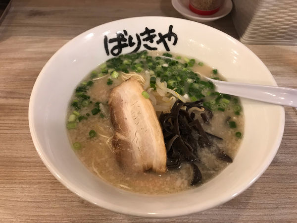 「ばりきめん」@博多ラーメン ばりきや 札幌駅前店の写真