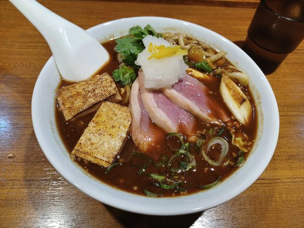 「鴨の味噌鍋風ら〜めん 限定」@寿製麺よしかわ 川越店の写真
