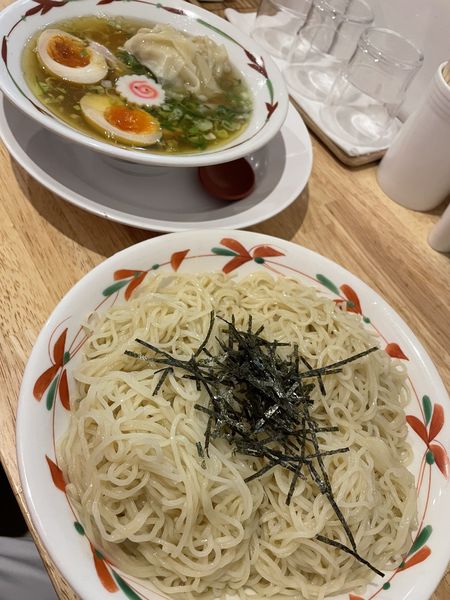 「特製塩つけめん＋大盛」@らーめん天神下 大喜の写真