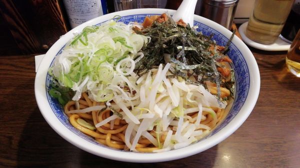 「B麺2.5¥900　瓶ビール¥600」@麺舗十六の写真