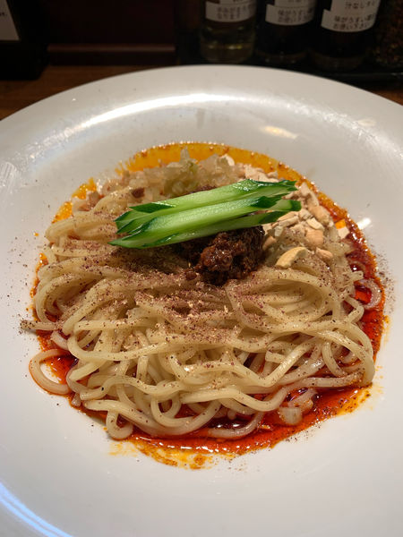 「成都汁なし坦々麺　大辛」@成都正宗担々麺 つじ田の写真