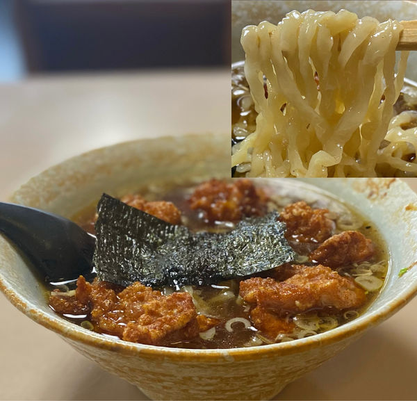 「唐揚げめん750円」@めんめんの写真