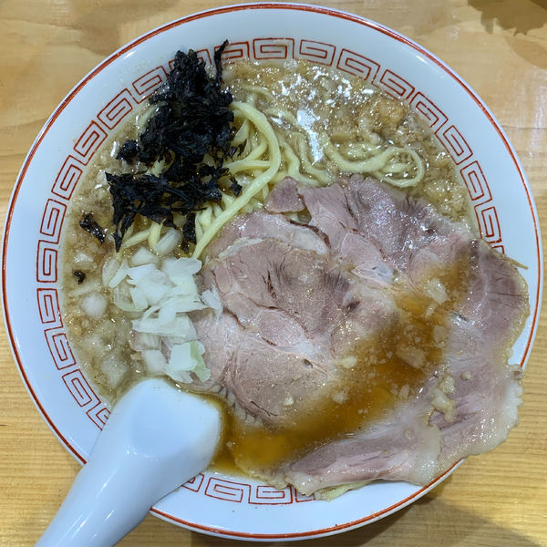 「中華そば（醤油）」@背脂煮干し中華そば 和市 新橋本店の写真