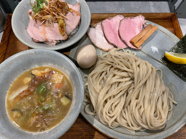 「つけ麺＋味玉」@Homemade Ramen 青麦の写真