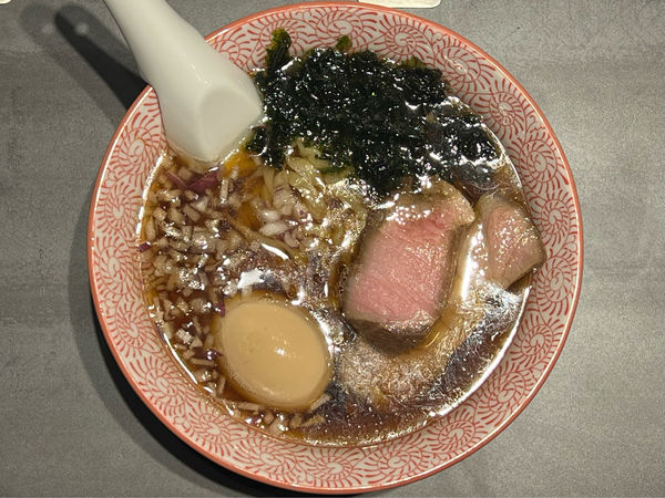 「味玉淡麗煮干（手もみ麺）」@麺や べらぼうの写真