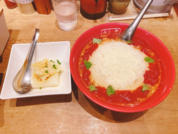 「○究トマトチーズラーメン」@九十九ラーメン 津田沼店の写真