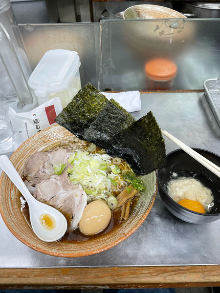 「悪いハロウィン＋ホッキ貝ソース×2」@覆麺 智の写真