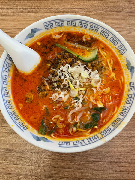 「四川本場担々麺と半炒飯セット(990円)」@四川飯店の写真