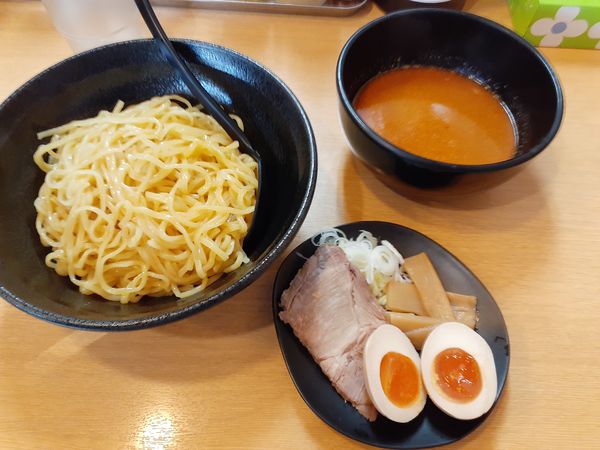 「タンタンつけ麺、半玉追加」@味の天徳 柿生店の写真
