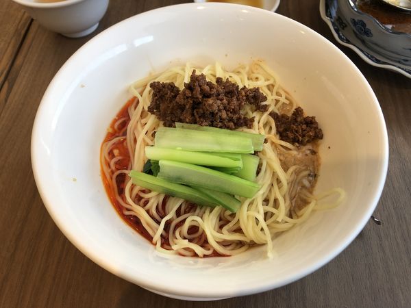 「汁なし建民担々麺」@四川飯店 池袋店の写真