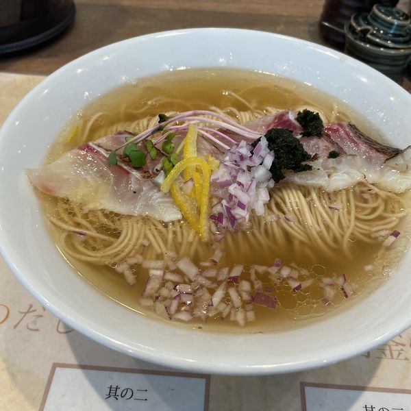 「薫　鯛だし麺（限定20食）」@だし麺屋 ナミノアヤの写真