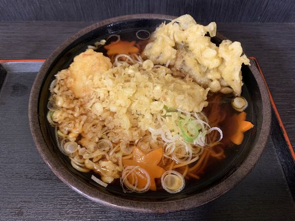 「秋天そば(580円)」@ゆで太郎 大井町店の写真